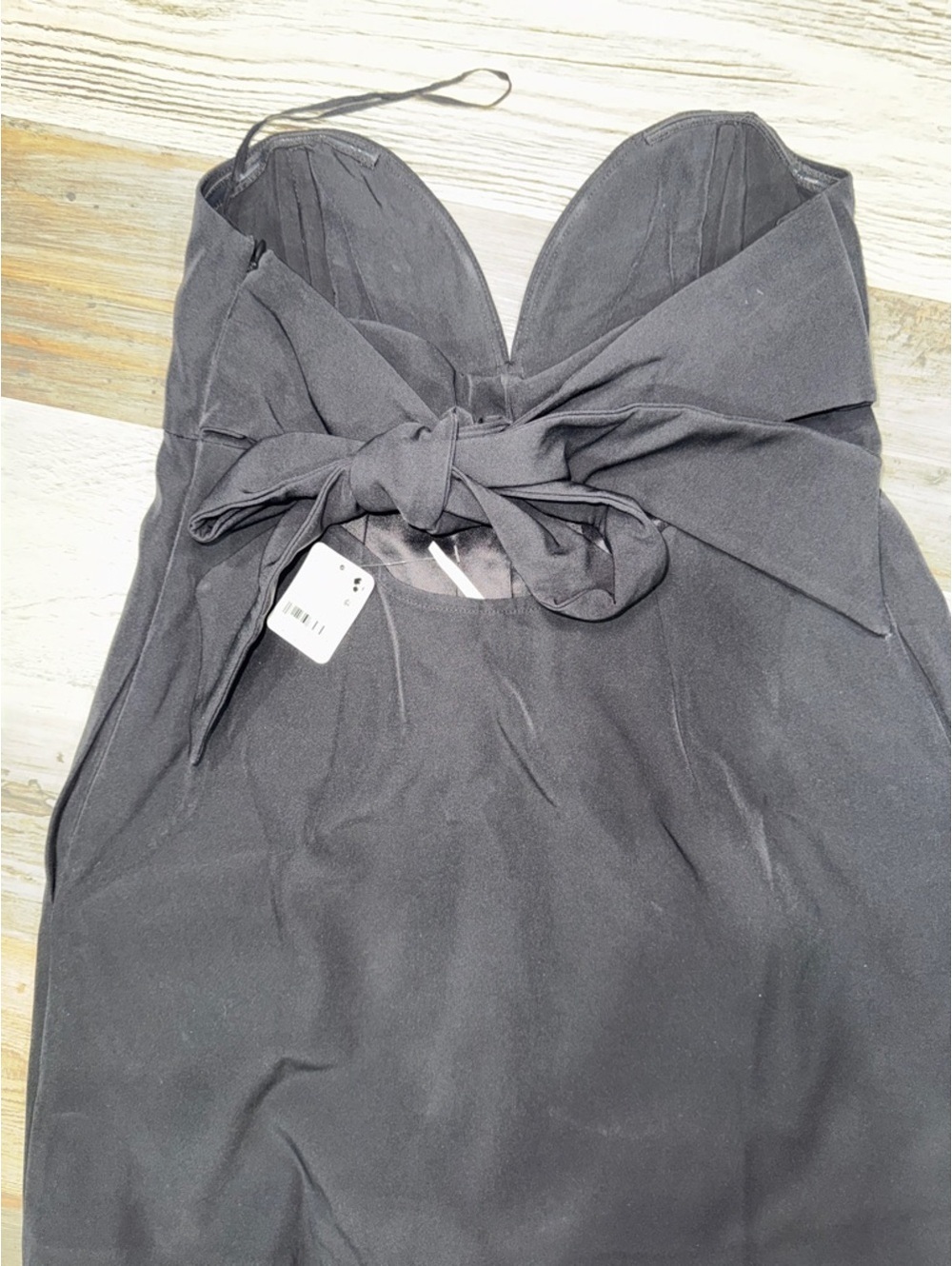 Free People Black Strapless Sweetheart Mini Dress - Picture 7 of 8